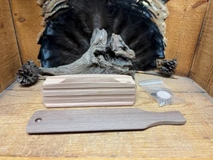 1 - 6" Einbaum Zeder Box Call Kit mit Walnuss Deckel unvollendet - Bild 1 von 1