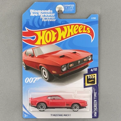 Hot Wheels James Bond 007 Diamonds Are Forever ’71 Mustang Mach 1 Screen Time  - Image 1 of 4