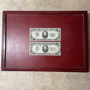 24kt Gold Plated State Quarters From The Morgan Mint + 1928/1934 $20 Bills - Picture 1 of 11