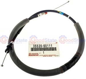 Genuine Toyota LandCruiser FZJ105 1FZ 4.5 Petrol Kick Down Throttle Cable - Picture 1 of 2