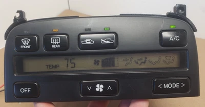 92-00 LEXUS SC300 SC400 OEM FRONT AC TEMPERATURE CLIMATE CONTROL SWITCH ASSY - Image 1 of 4
