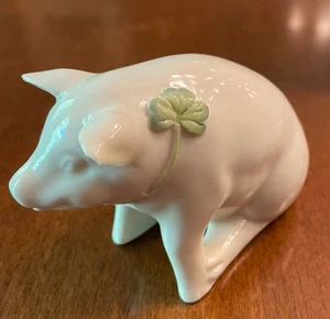 Beleek Pig Floral Treasures 1999 Beleek, Irland Porzellan - Bild 1 von 8
