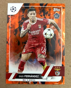 2022-2023 Topps UEFA Club Competitions Inferno Foil #158 Enzo Fernández RC - Bild 1 von 2