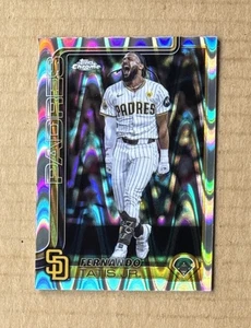 2025 Topps Chrome Fernando Tatis Jr. #159 SP RayWave Refractor Padres - Bild 1 von 2