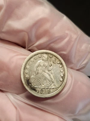 Nice 1850 Seated Liberty Dime - Image 1 of 4