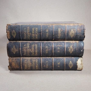 People's Cyclopedia of Universal Knowledge 1883 Vol 1-3 Hardcover  - Imagen 1 de 20