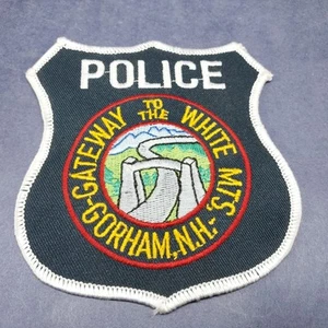 Patch polizia vintage Gorham New Hampshire Gateway To The White Mountains - Foto 1 di 5