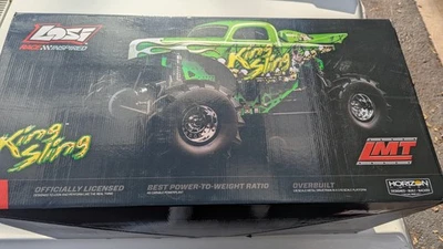 Mega camión Losi LMT 4X4 eje sólido sin escobillas RTR, King Sling LOS04024T1 Foto 1 de 4