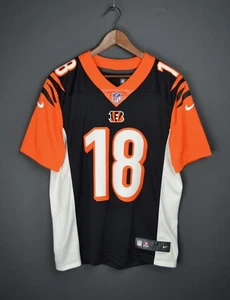 Camiseta de fútbol cosida Nike NFL Cincinnati Bengals AJ verde #18 talla M - Imagen 1 de 12