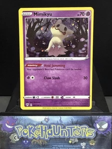 Pokemon Card Mimikyu 081/189 Darkness Ablaze Holo HD Swirl Near Mint - Picture 1 of 4