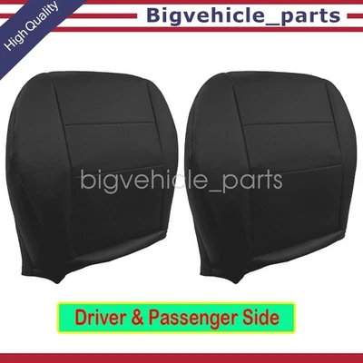 For 2008-2015 Mercedes Benz GLK250 350 Driver Passenger Bottom Seat Cover Black - Imagem 1 de 4