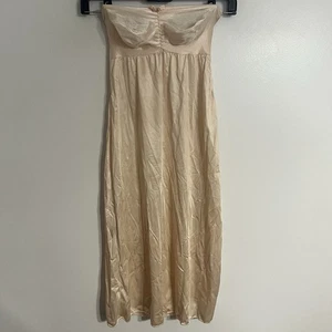 Nude Vintage Kayser Small Strapless Nightgown Lingerie Made In USA - Picture 1 of 10