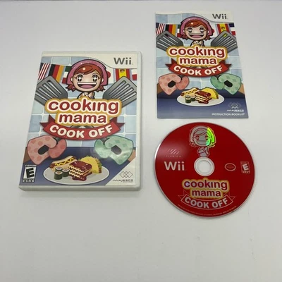 Cooking Mama Cook Off Nintendo Wii Game Complete with Manual Tested Family Fun - Image 1 of 3