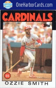 1986 Topps St. Louis Cardinals Baseball Card #53 Ozzie Smith - Picture 1 of 2