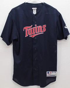 Minnesota Twins Herren Medium 44 Majestic Baseball Trikot MLB Blau Polyester - Bild 1 von 12