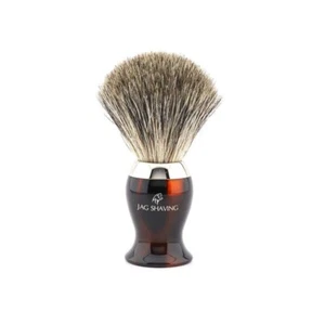 Shaving Brush for Men's Shave ,Badger Hair, Resin Handle in Red & Black - Picture 1 of 1