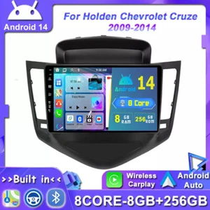 Car Stereo Navi Head Unit For Holden Cruze 2009-14 Android14 GPS RDS AM 8GB+256G - Picture 1 of 17