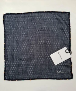 Paul Smith Pindot carré de poche 80% coton 20% soie - Photo 1/4