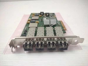 ATTO FC44ES 4G Fibre 4-Port FC Card 0206-PCBX-000 and 4 Fiber Optic Transceivers - Picture 1 of 6