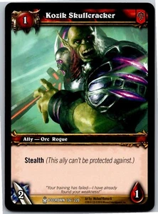 World of Warcraft Card Game Kozik Skullcracker 136/220 Icecrown CCG TCG WOW - Picture 1 of 1