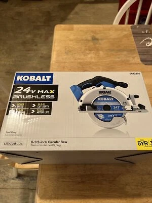 KOBALT 0672830 Circular Saw 24V Max Brushless TOOL ONLY - Image 1 of 4
