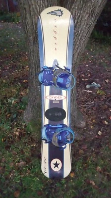 Correas de encuadernación Oxygen XE-40 Patriótico Rojo Blanco y Azul 54" Snowboard Broken Drake Foto 1 de 4