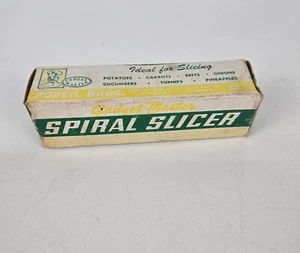 Vintage Spiral Slicer Gadget Master Popeil Bros Chicago With Original Box Metal - Picture 1 of 10