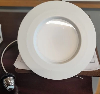 Commercial Electric 5 & 6 in. LED Color Changing Recessed Downlight Trim 8 Pack