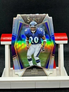 2021 Panini Select - Ed Reed - #140 Premier Level Die Cut Silver Prizm - Ravens - Picture 1 of 2