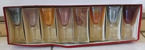 Lot de 8 verres à digestif - Colorés - REC - Bild 1 von 3