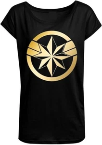 Marvel/Avengers " THE MARVELS KITTEN STARS Black LOOSE GIRL T-SHIRT "NEU Gr.2XL - Bild 1 von 2