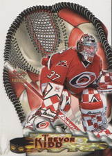 1997-98 Paramount Glove Side Laser Cuts Trevor Kidd - Carolina Hurricanes