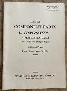 Vintage 1936 Winchester Repeating Arms Catalog  - Picture 1 of 3