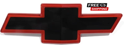 1988 1989 1990 1991 Silverado 1500 SS Red Black Grille Emblem 15607532 New - Image 1 of 4