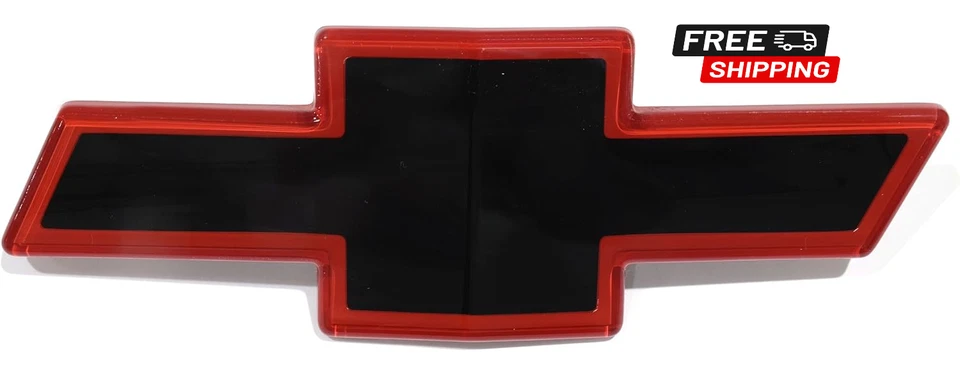 Silverado 1500 SS 1988 1989 1990 1991 rojo negro parrilla emblema 15607532 nuevo Foto 1 de 4