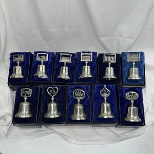 KRONE & ROSE 11 von 12 TAGE WEIHNACHTEN ZINNGLOCKEN IN OVP - Bild 1 von 7