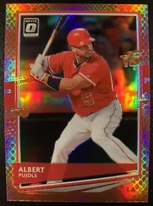 2020 Donruss Optic #193 ALBERT PUJOLS Choice Red Dragon Prizm #/88 - Picture 1 of 2