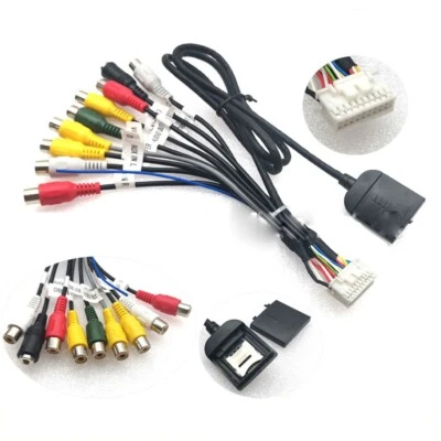 Car Stereo Radio RCA Output Wire Cable aux-in Adapter subwoofer maplifier 20Pin - Image 1 of 4