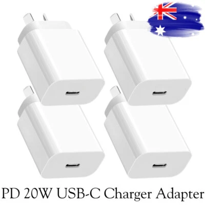 USB-C Wall Charger PD 20W Fast Charger Adapter for iPhone 16 15 14 13 12 11 XR 8 - image 1 of 4