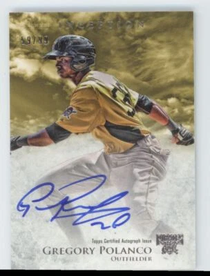 2013 Bowman Inception Gregory Polanco Auto Pittsburgh Pirates #PA-GP - Image 1 of 2