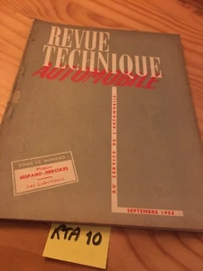 Revue Technique Automobile Moteurs Hispano Hercules édition 1954 - Imagen 1 de 9