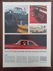 Ford Taunus 12 M P4 Coupe, turniej, kombi, reklama pubblicità, 1964