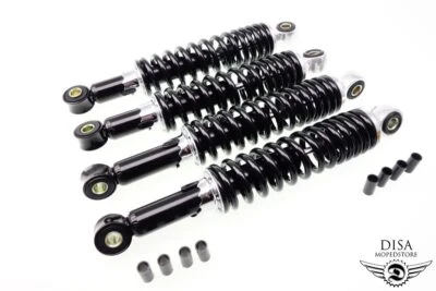 4 x Federbein SET schwarz 26cm + 28cm für Simson KR51 Schwalbe SR4 Moped - Bild 1 von 4