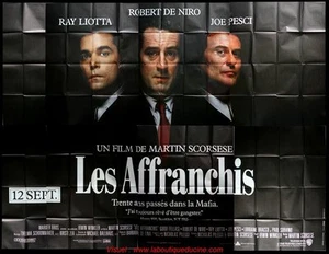 LES AFFRANCHIS Affiche Cinéma GEANTE 4x3 WIDE Movie Poster MARTIN SCORSESE - Imagen 1 de 1