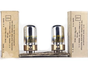 MATCHED PAIR 3D6/1299/DL96 SYLVANIA NOS Tube Röhre Valve Valvula 진공관 真空管 电子管 - Picture 1 of 3