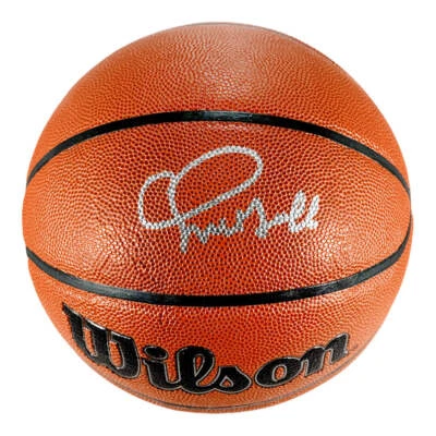 Chris Mullin Firmado NBA Wilson Serie Auténtica Baloncesto (Beckett) Foto 1 de 2