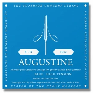 Augustine Blue 4th string (D).0305 Classical Guitar Strings Silver Single String - Picture 1 of 1