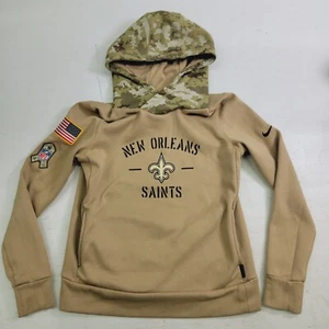 Nike 2019 NFL New Orleans Saints Salute to Service Hoodie Pullover Unisex Gr. S - Bild 1 von 11