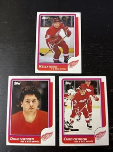 1986-87 Topps Kelly Kisio 116 PLUS 2 FREE Doug Shedded 153 Chris Cichocki 41 - Picture 1 of 2