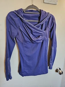 Lululemon Run For Your Life Entrenamiento Cruzado Pullover Correr Atlético Sudadera con Capucha Talla 4 - Imagen 1 de 8